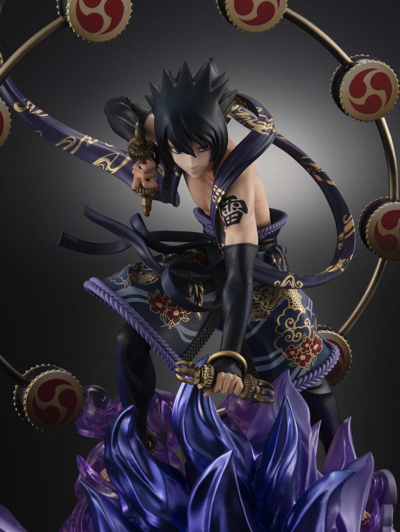 PreciousG.EM Series Naruto Shippuden Uzumaki Naruto Fujin & Uchiha Sasuke Raijin -Raijin-