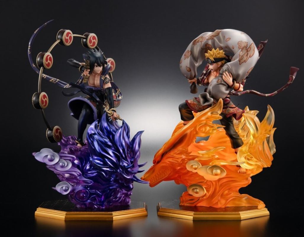 PreciousG.EM Series Naruto Shippuden Uzumaki Naruto Fujin & Uchiha Sasuke Raijin -Raijin-