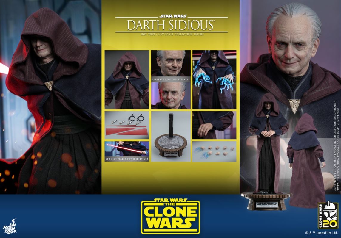 Star Wars: The Clone Wars Darth Sidious 1/6