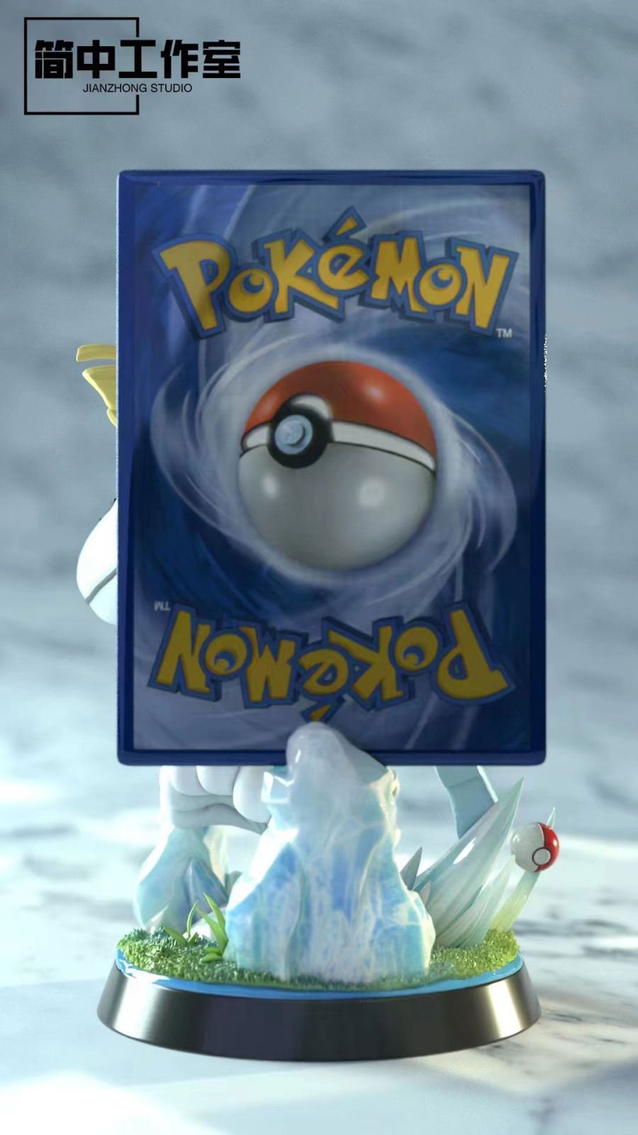 Lillie & Alolan Vulpix - Pokemon Resin Statue - JianZhong Studio