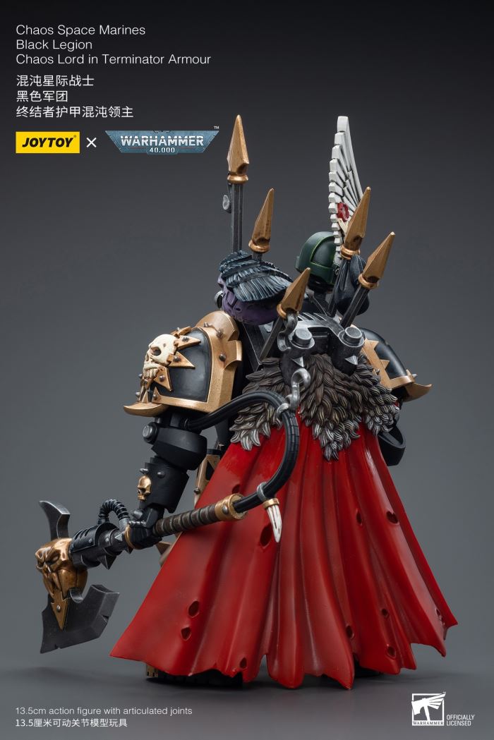 Chaos Space Marines Black Legion Chaos Lord in Terminator Armour