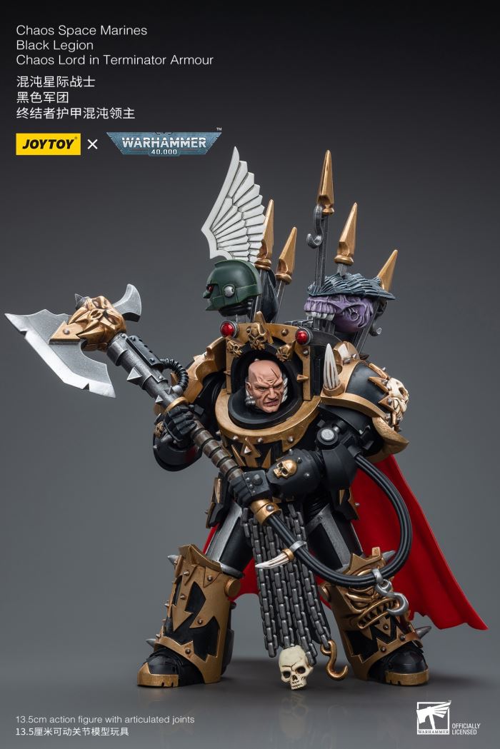Chaos Space Marines Black Legion Chaos Lord in Terminator Armour