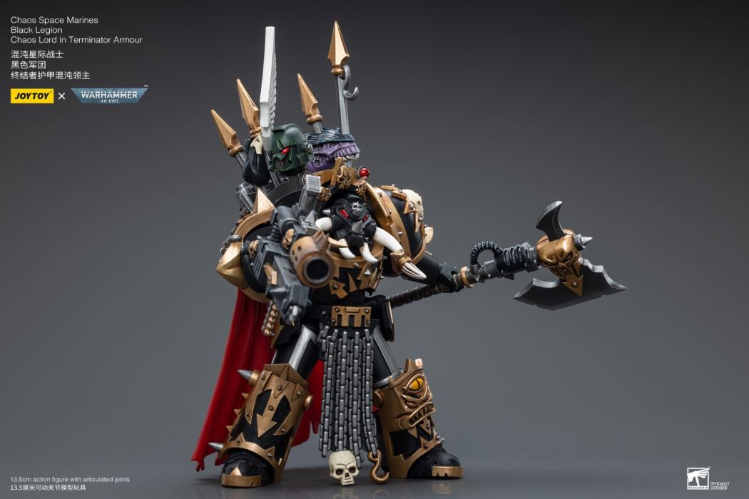 Chaos Space Marines Black Legion Chaos Lord in Terminator Armour
