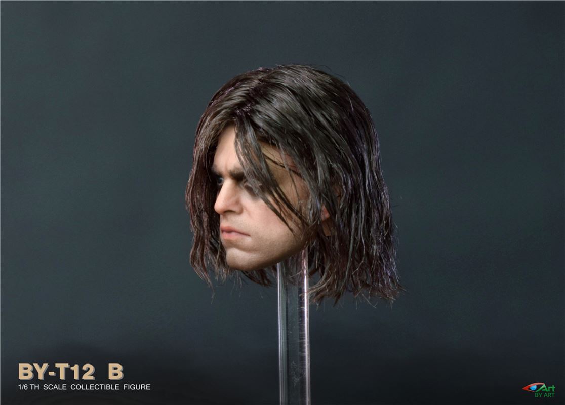 Male Head Sculpture (BY-T12) 1/6