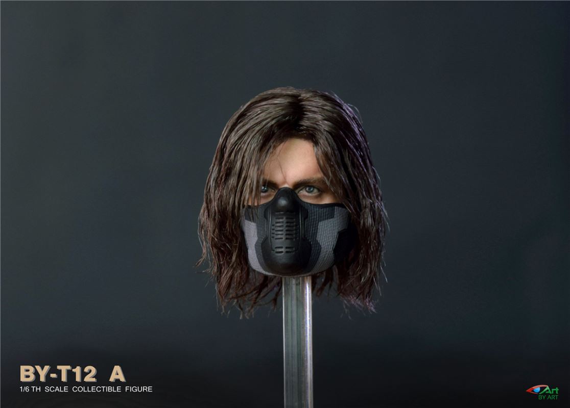 Male Head Sculpture (BY-T12) 1/6