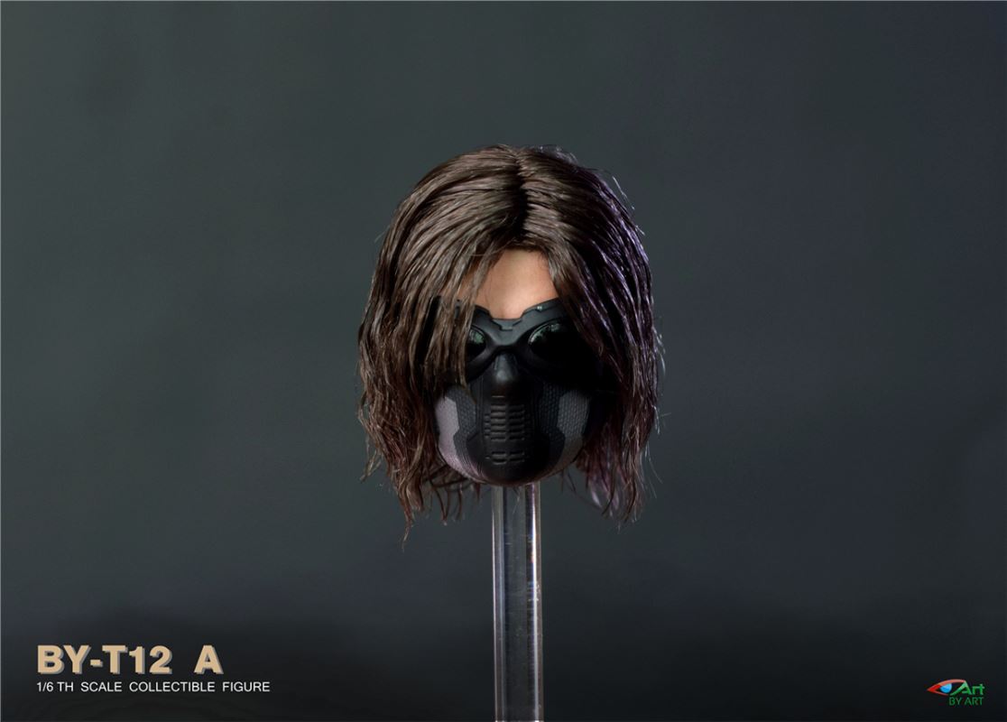 Male Head Sculpture (BY-T12) 1/6
