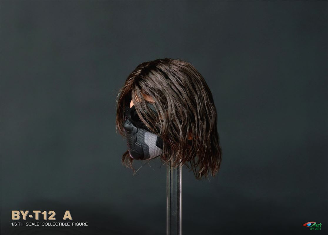 Male Head Sculpture (BY-T12) 1/6