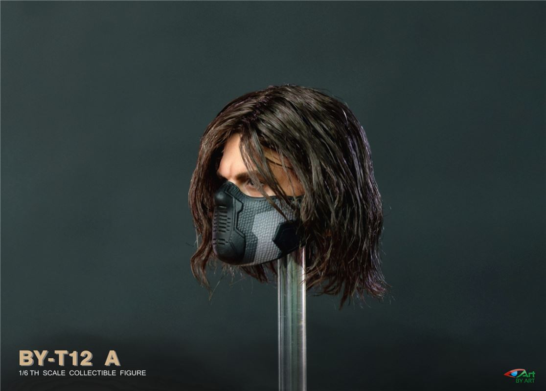 Male Head Sculpture (BY-T12) 1/6