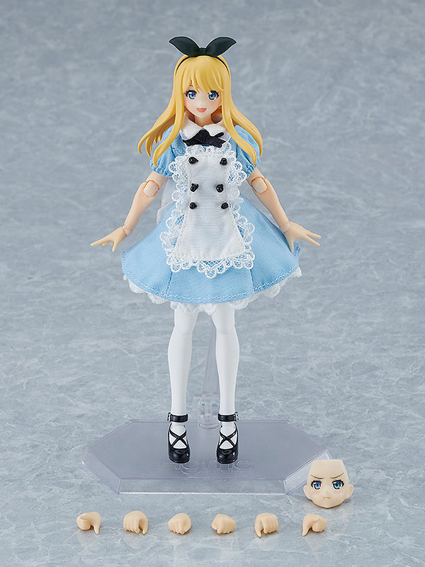 figma Styles Female body (Alice) with Dress + Apron Outfit