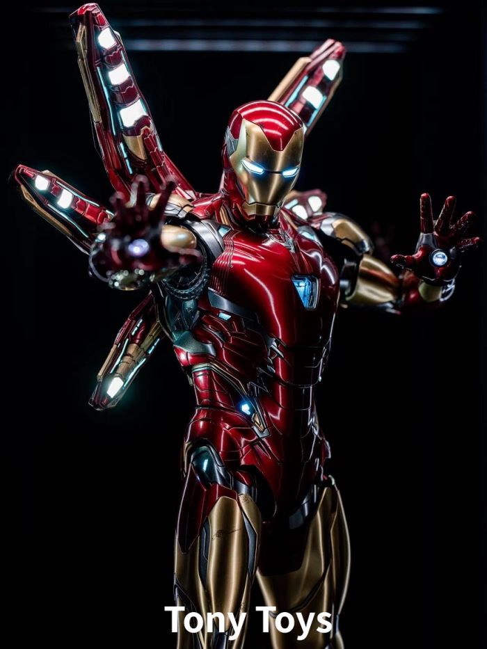 Holographic MK85 Chrysanthemum Cannon Primary Color MK85 Back Cannon and Holographic Head Sculpture