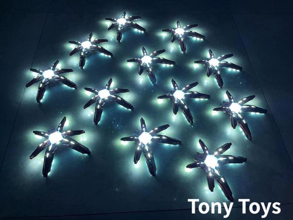 Holographic MK85 Chrysanthemum Cannon Primary Color MK85 Back Cannon and Holographic Head Sculpture