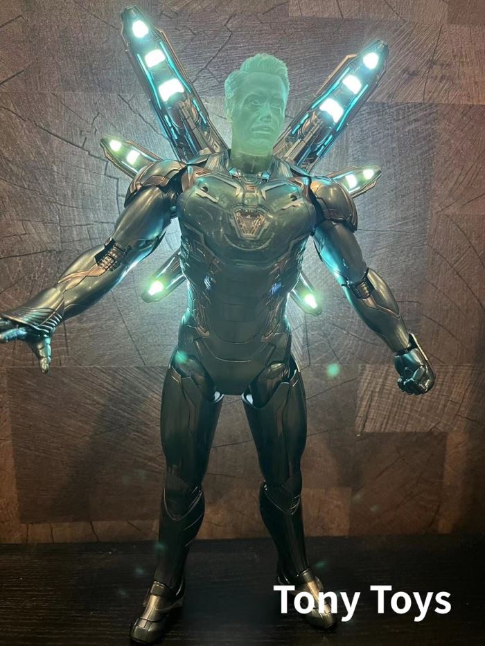 Holographic MK85 Chrysanthemum Cannon Primary Color MK85 Back Cannon and Holographic Head Sculpture