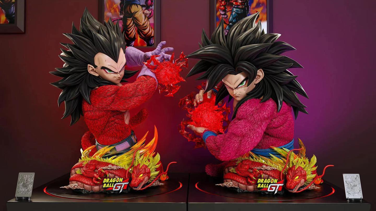 Goku & Vegeta SS4 Bust - Dragonball