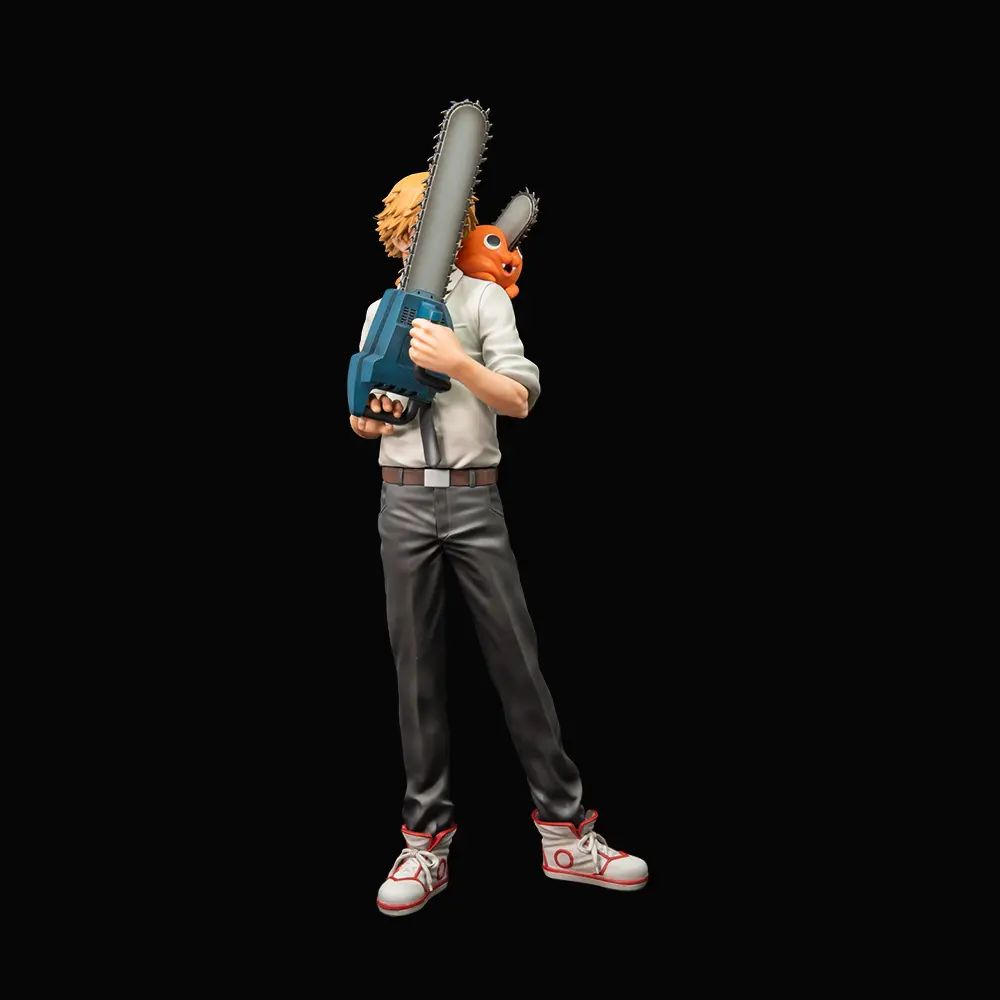 Chainsaw Man Figure Denji & Pochita