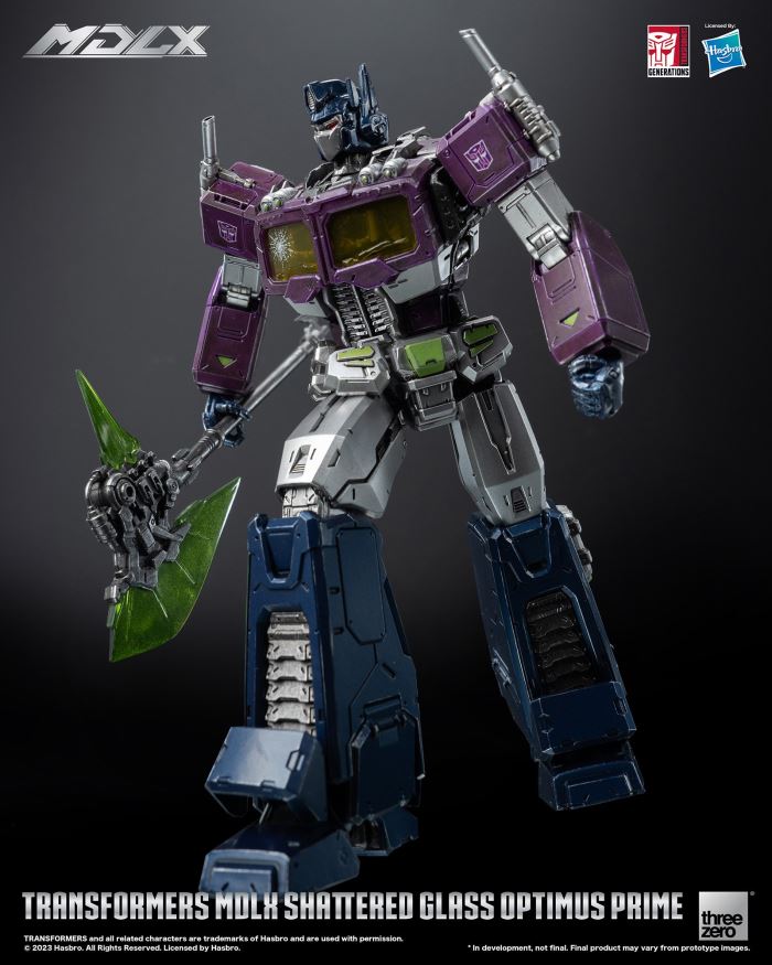 MDLX Shattered Glass Optimus Prime