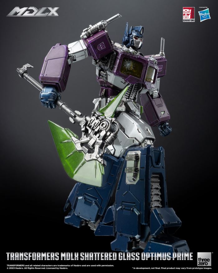MDLX Shattered Glass Optimus Prime