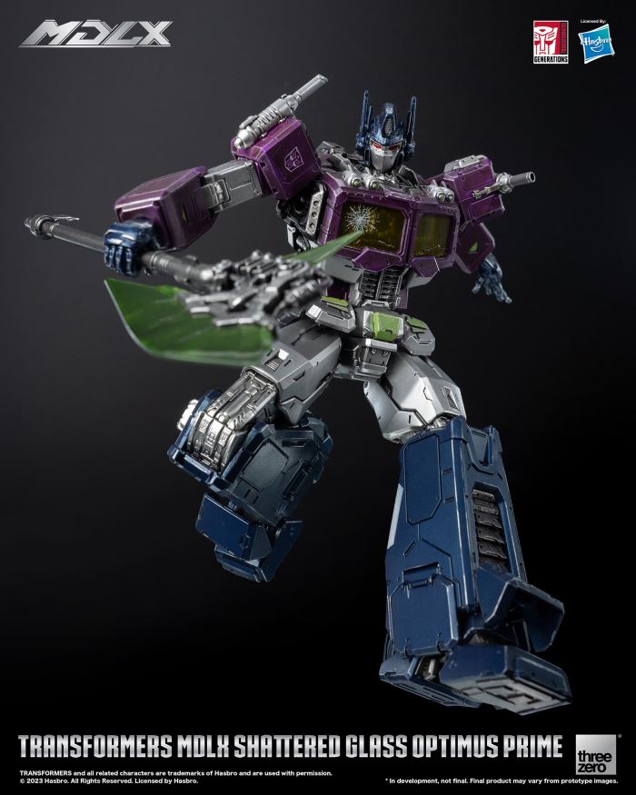 MDLX Shattered Glass Optimus Prime