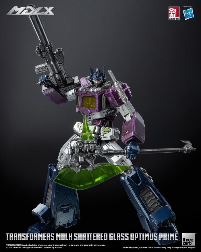 MDLX Shattered Glass Optimus Prime