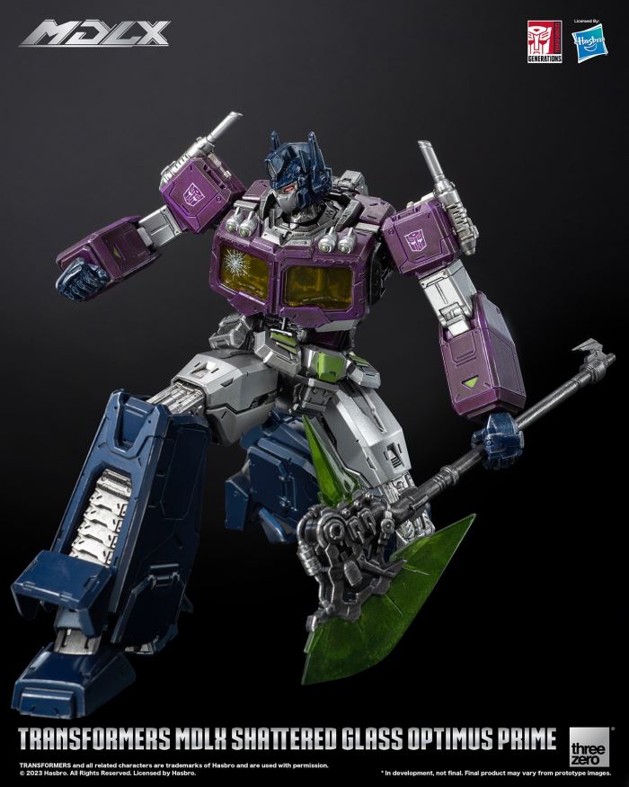 MDLX Shattered Glass Optimus Prime