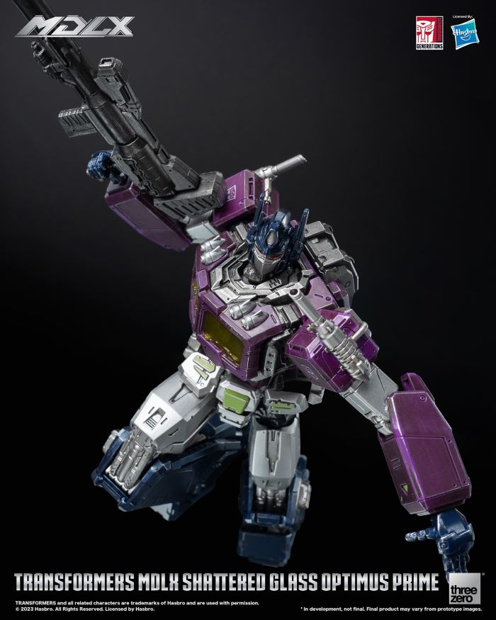 MDLX Shattered Glass Optimus Prime
