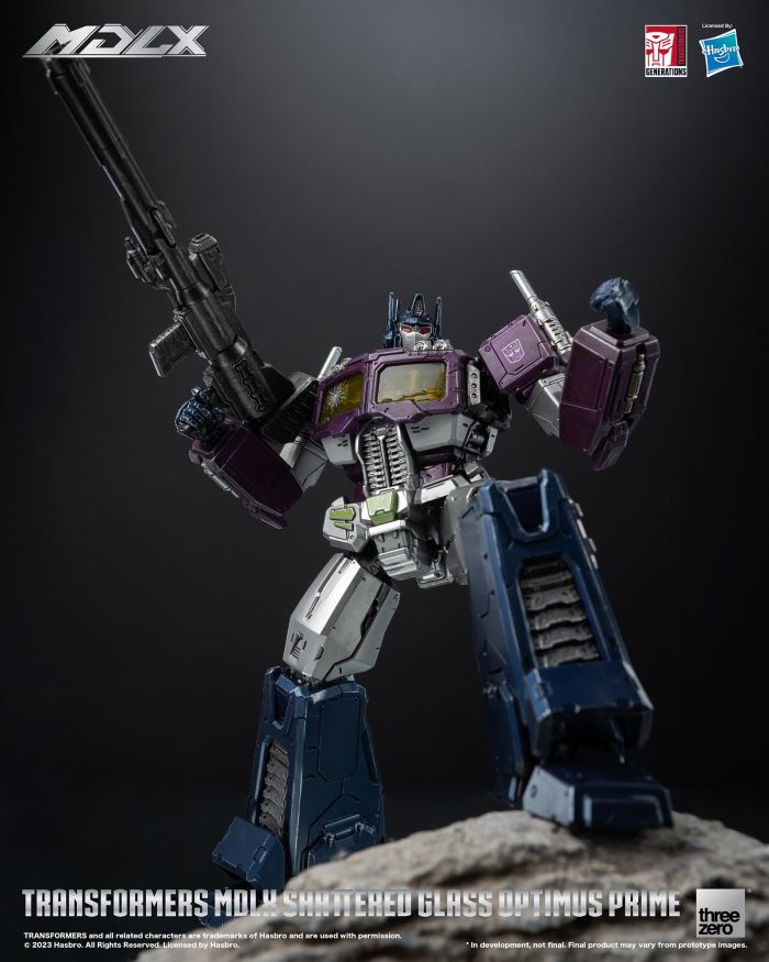 MDLX Shattered Glass Optimus Prime