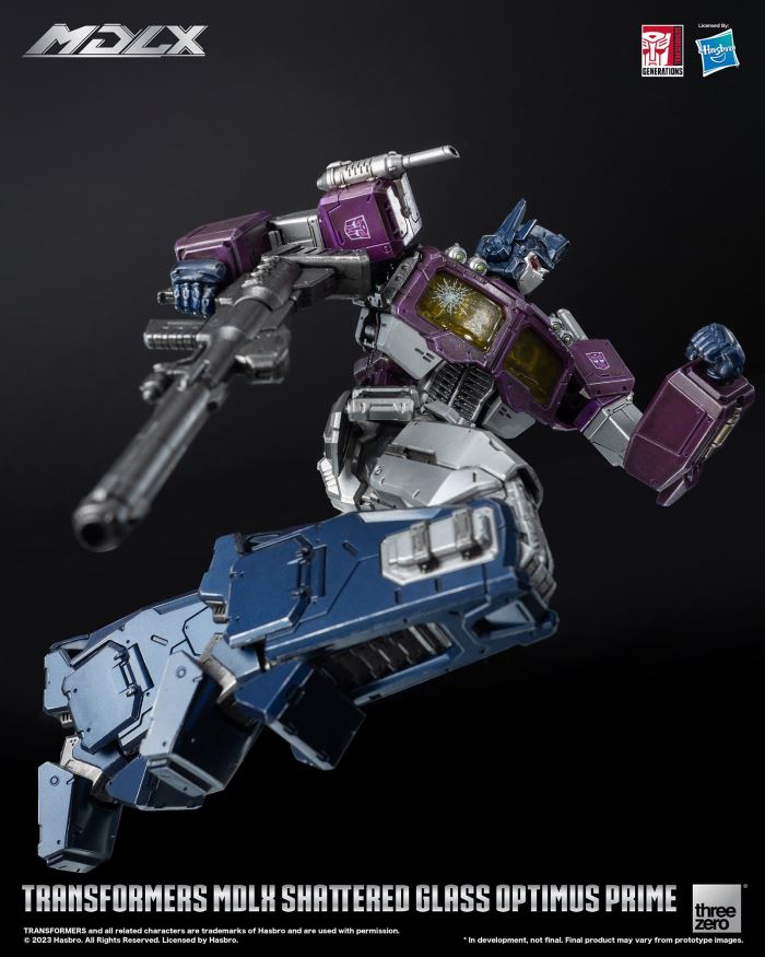 MDLX Shattered Glass Optimus Prime