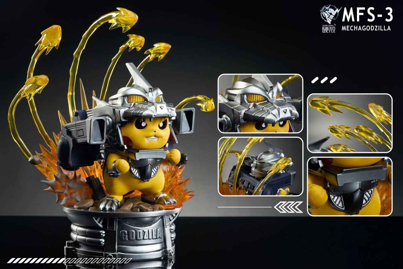 Mecha Godzilla Pikachu - Pokemon