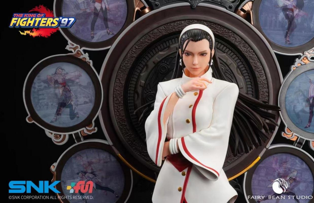 The King of Fighters '97 statue of Kagura Chizuru
