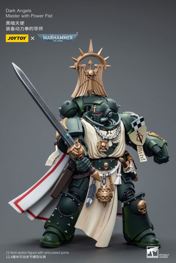 Ultimate Warrior Equipped Power Fist Adjutant/Dark Angel Lazarus Mentor/Instructor Equipped Power Fist