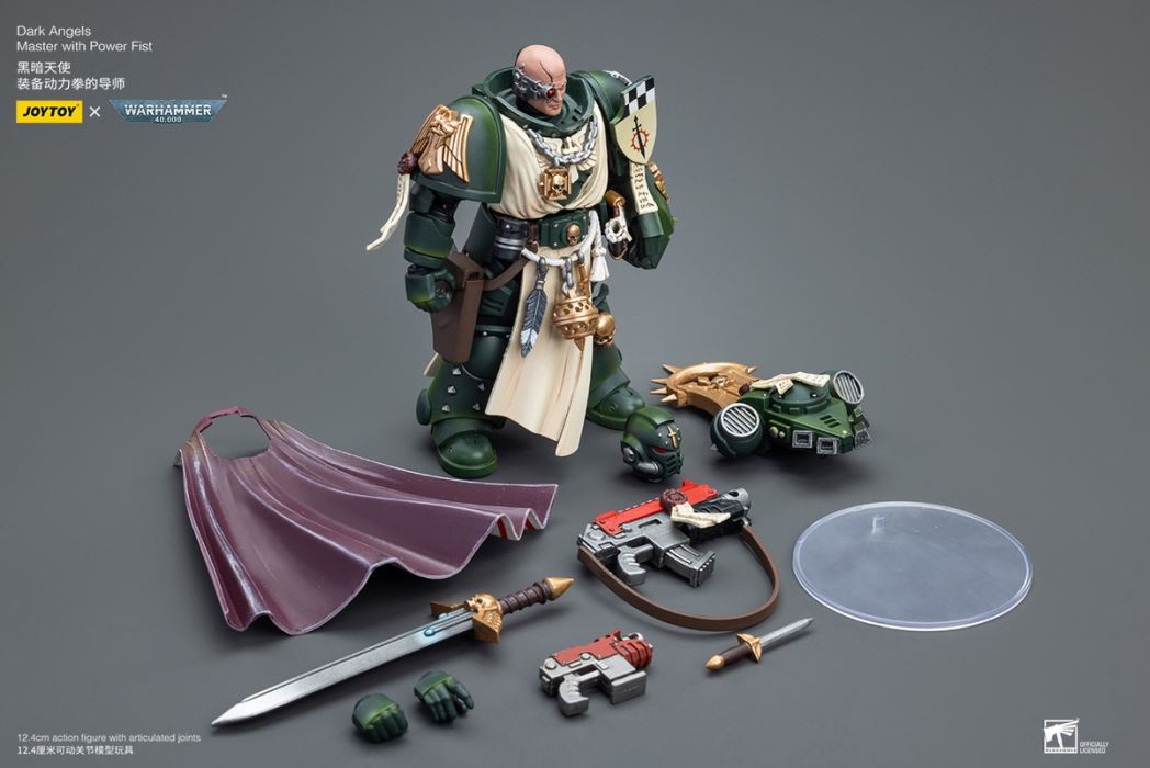 Ultimate Warrior Equipped Power Fist Adjutant/Dark Angel Lazarus Mentor/Instructor Equipped Power Fist