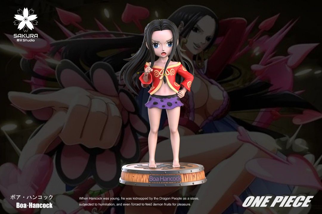 Boa Hancock & Childhood Luffy - One Piece