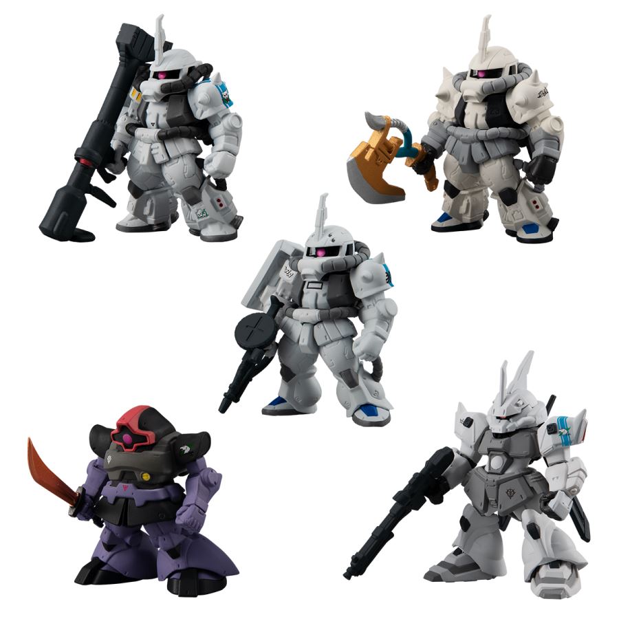 FW GUNDAM CONVERGE CORE Solomon's White Wolf Set