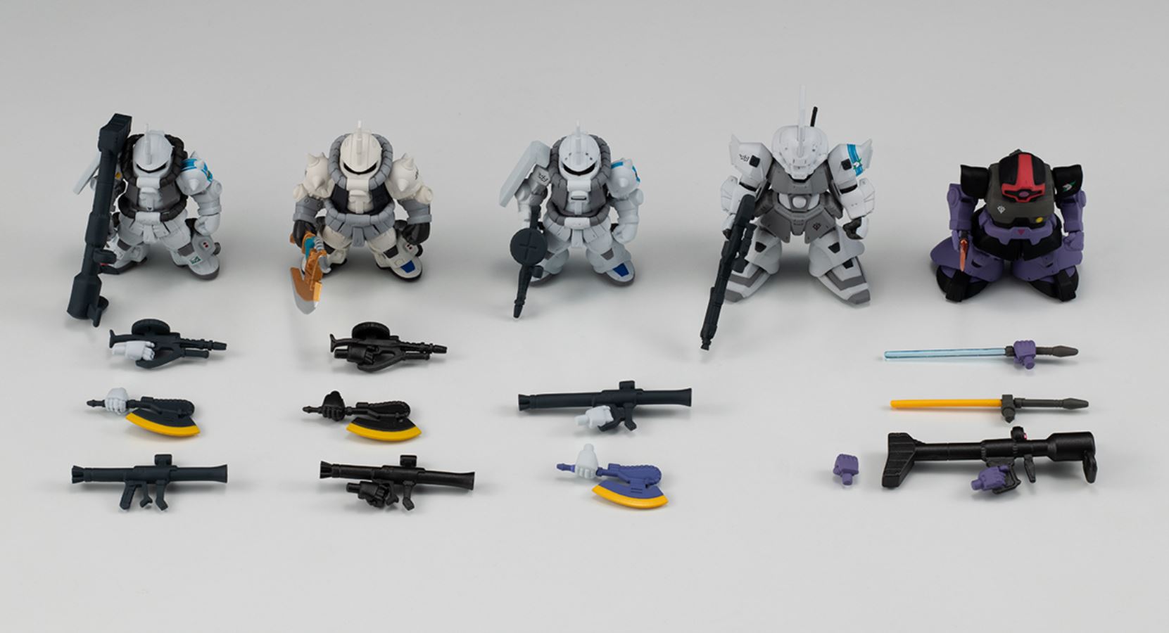 FW GUNDAM CONVERGE CORE Solomon's White Wolf Set