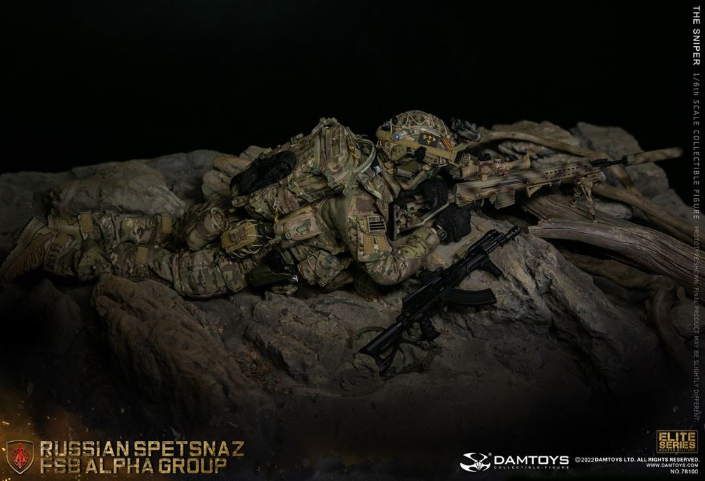 RUSSIAN SPETSNAZ FSB ALPHA GROUP SNIPER 1/6