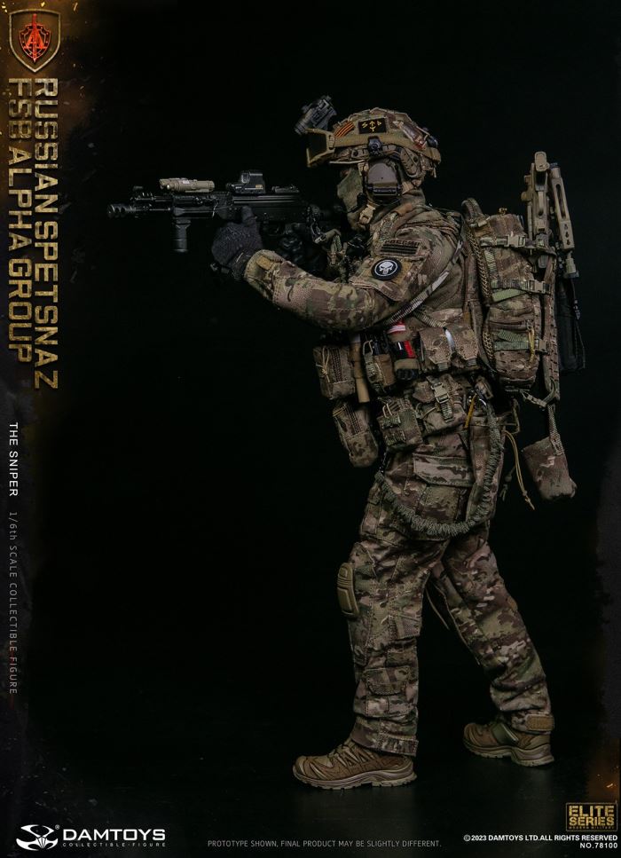 RUSSIAN SPETSNAZ FSB ALPHA GROUP SNIPER 1/6