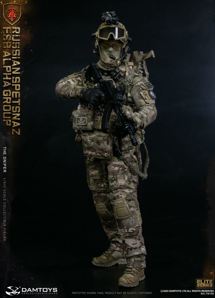 RUSSIAN SPETSNAZ FSB ALPHA GROUP SNIPER 1/6