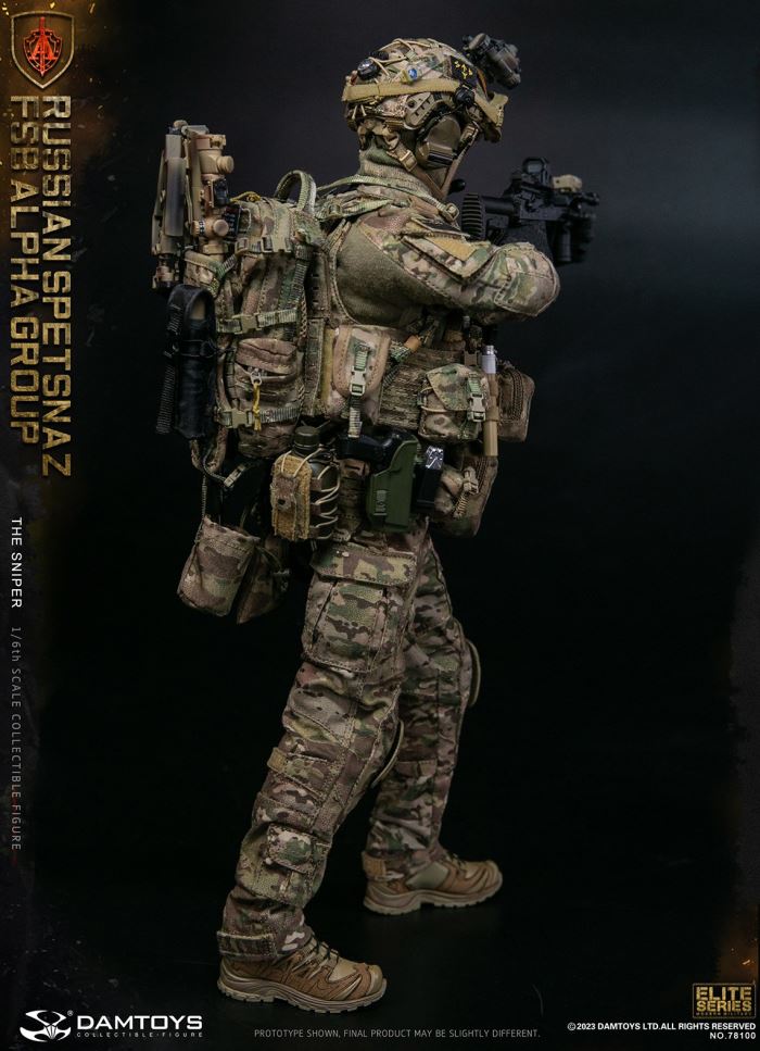 RUSSIAN SPETSNAZ FSB ALPHA GROUP SNIPER 1/6