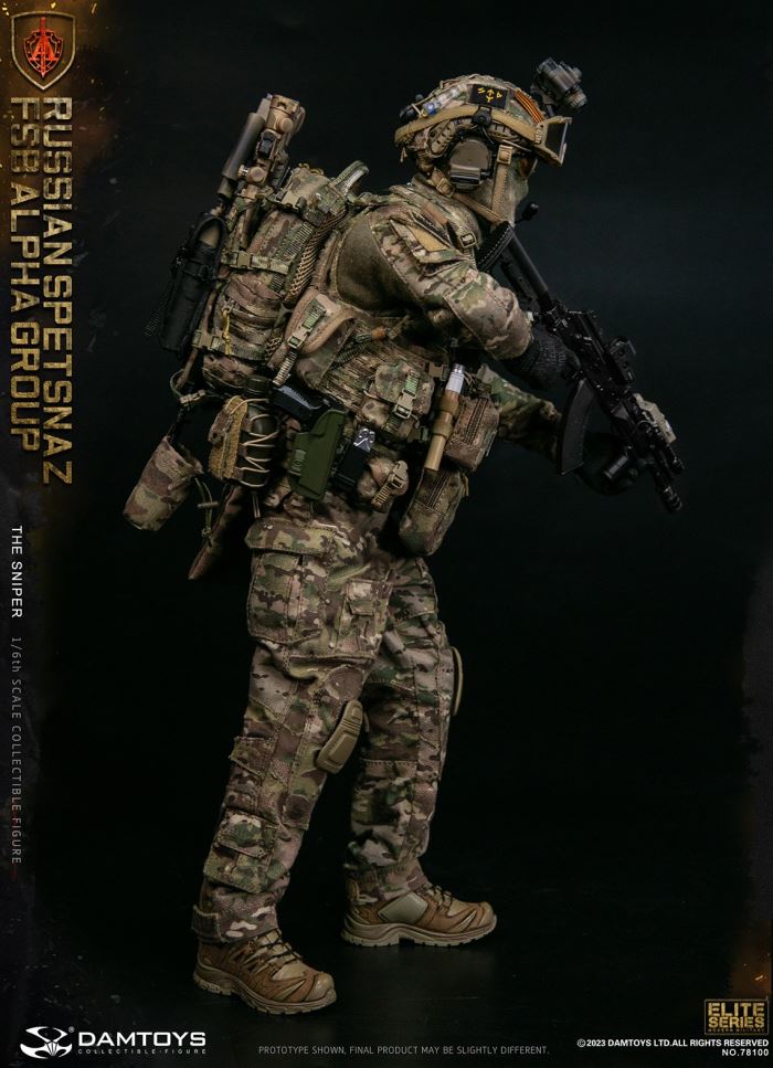 RUSSIAN SPETSNAZ FSB ALPHA GROUP SNIPER 1/6