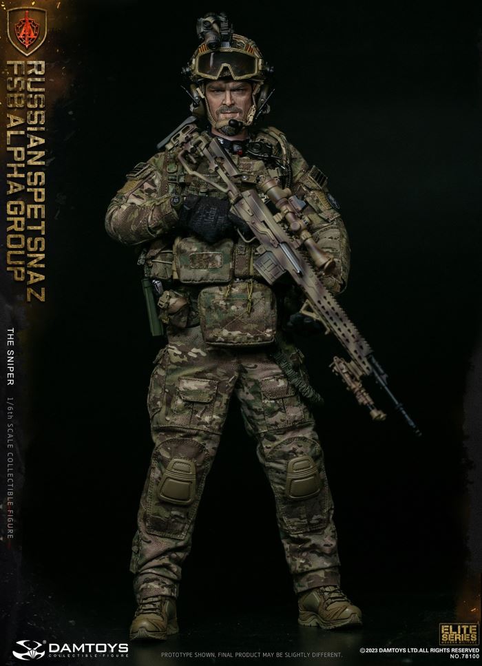 RUSSIAN SPETSNAZ FSB ALPHA GROUP SNIPER 1/6