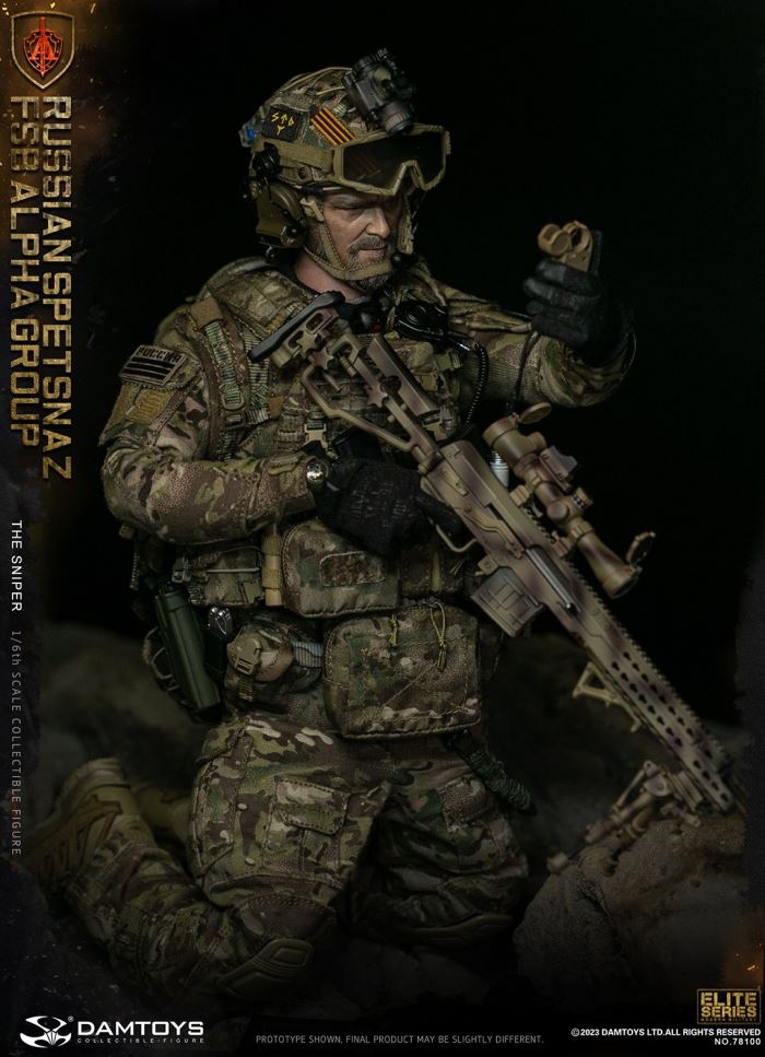 RUSSIAN SPETSNAZ FSB ALPHA GROUP SNIPER 1/6