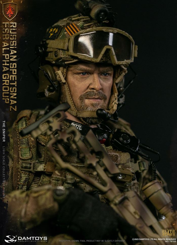 RUSSIAN SPETSNAZ FSB ALPHA GROUP SNIPER 1/6