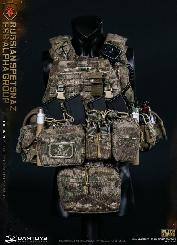 RUSSIAN SPETSNAZ FSB ALPHA GROUP SNIPER 1/6