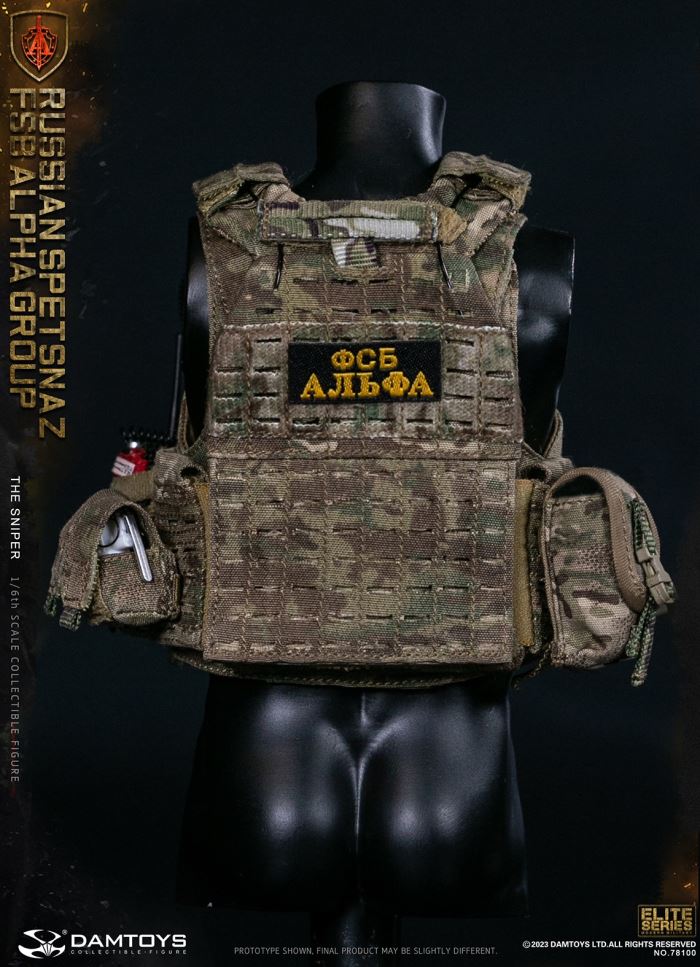 RUSSIAN SPETSNAZ FSB ALPHA GROUP SNIPER 1/6