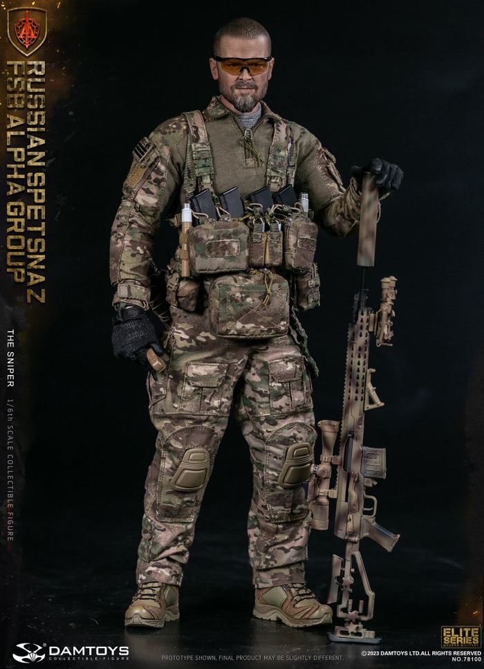 RUSSIAN SPETSNAZ FSB ALPHA GROUP SNIPER 1/6