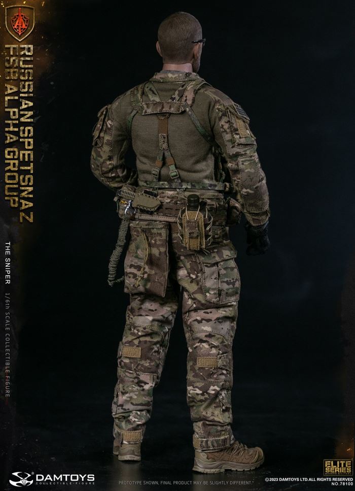 RUSSIAN SPETSNAZ FSB ALPHA GROUP SNIPER 1/6