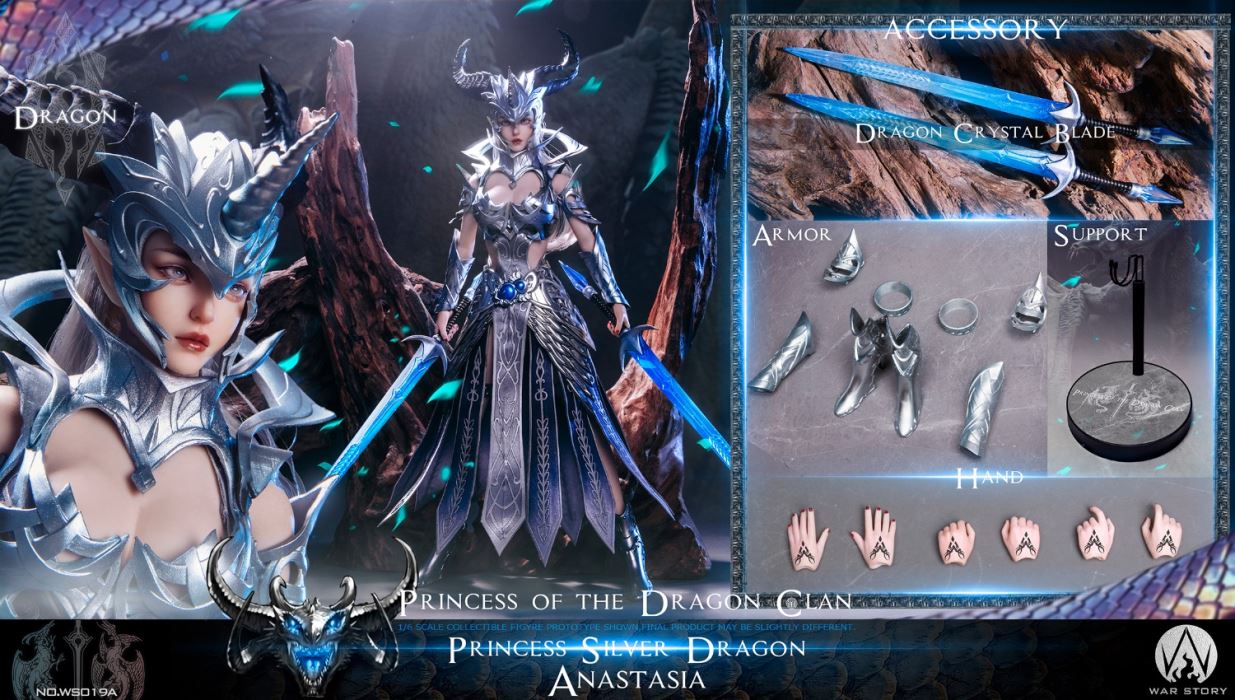 Dragon Princess - Silver Dragon Anastasia/Red Dragon Alexia 1/6