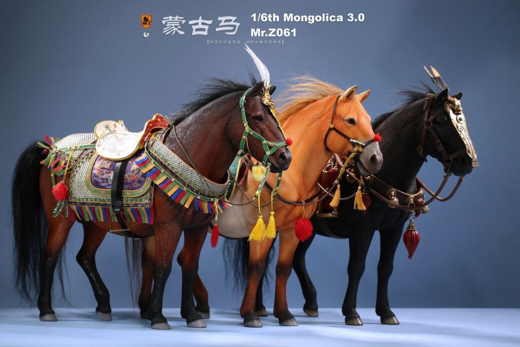Animal model No.61: Mongolica（all 8 colours）& Classic harness 1/6