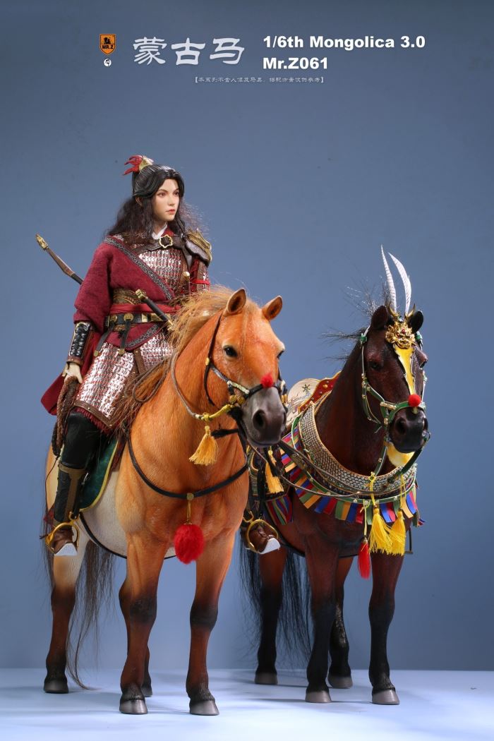 Animal model No.61: Mongolica（all 8 colours）& Classic harness 1/6