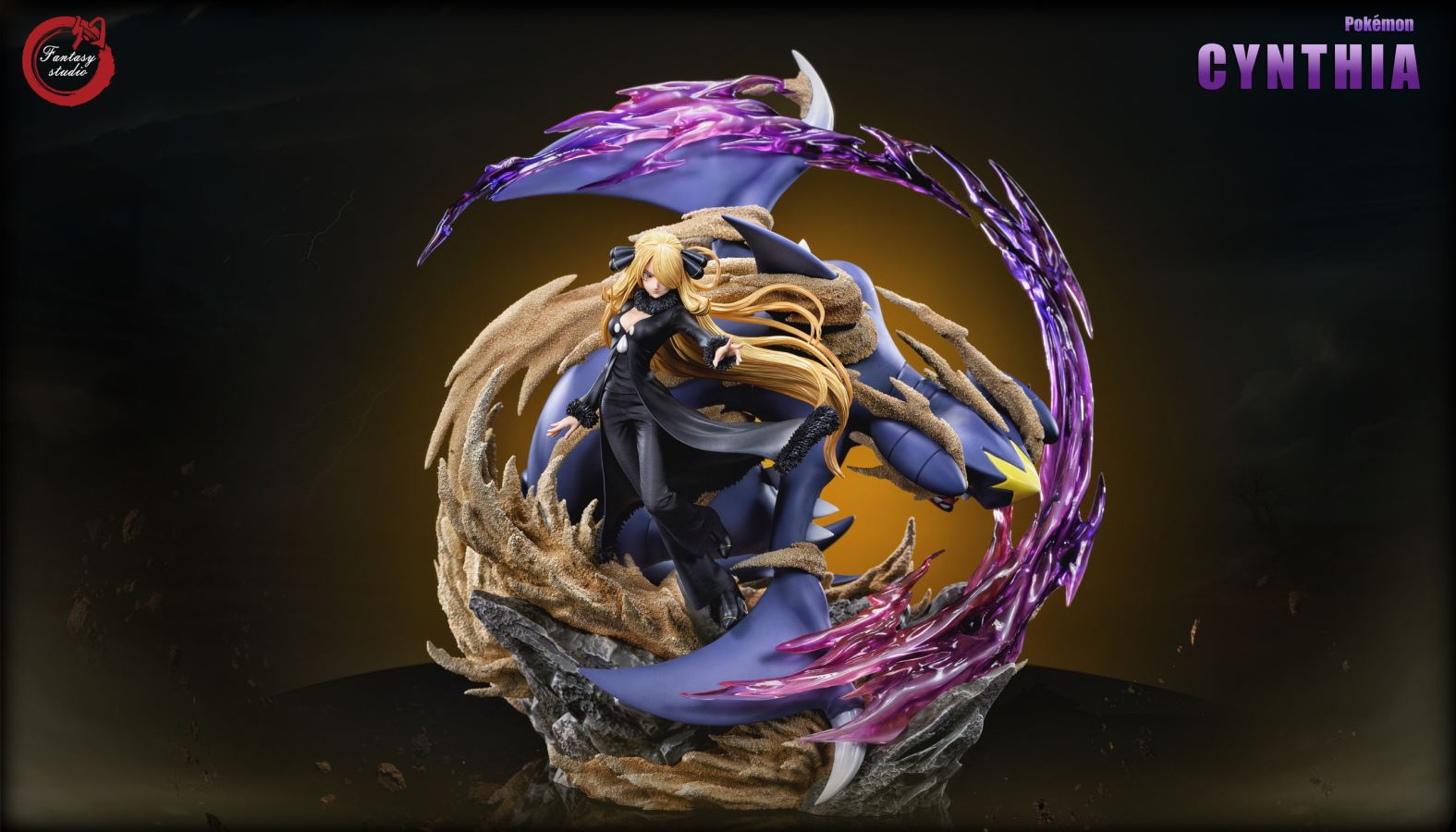 Cynthia & Garchomp - Pokemon