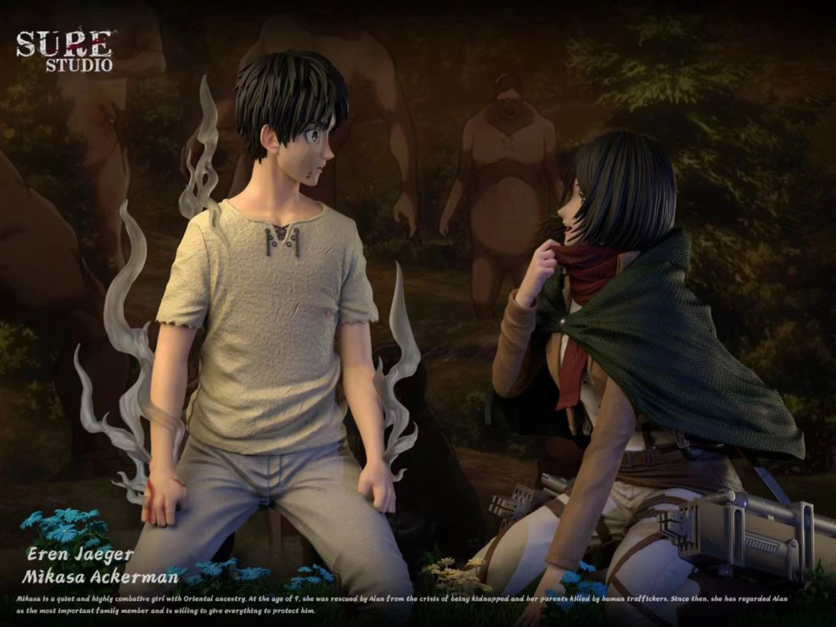 Eren & Mikasa - Attack On Titan 1/6